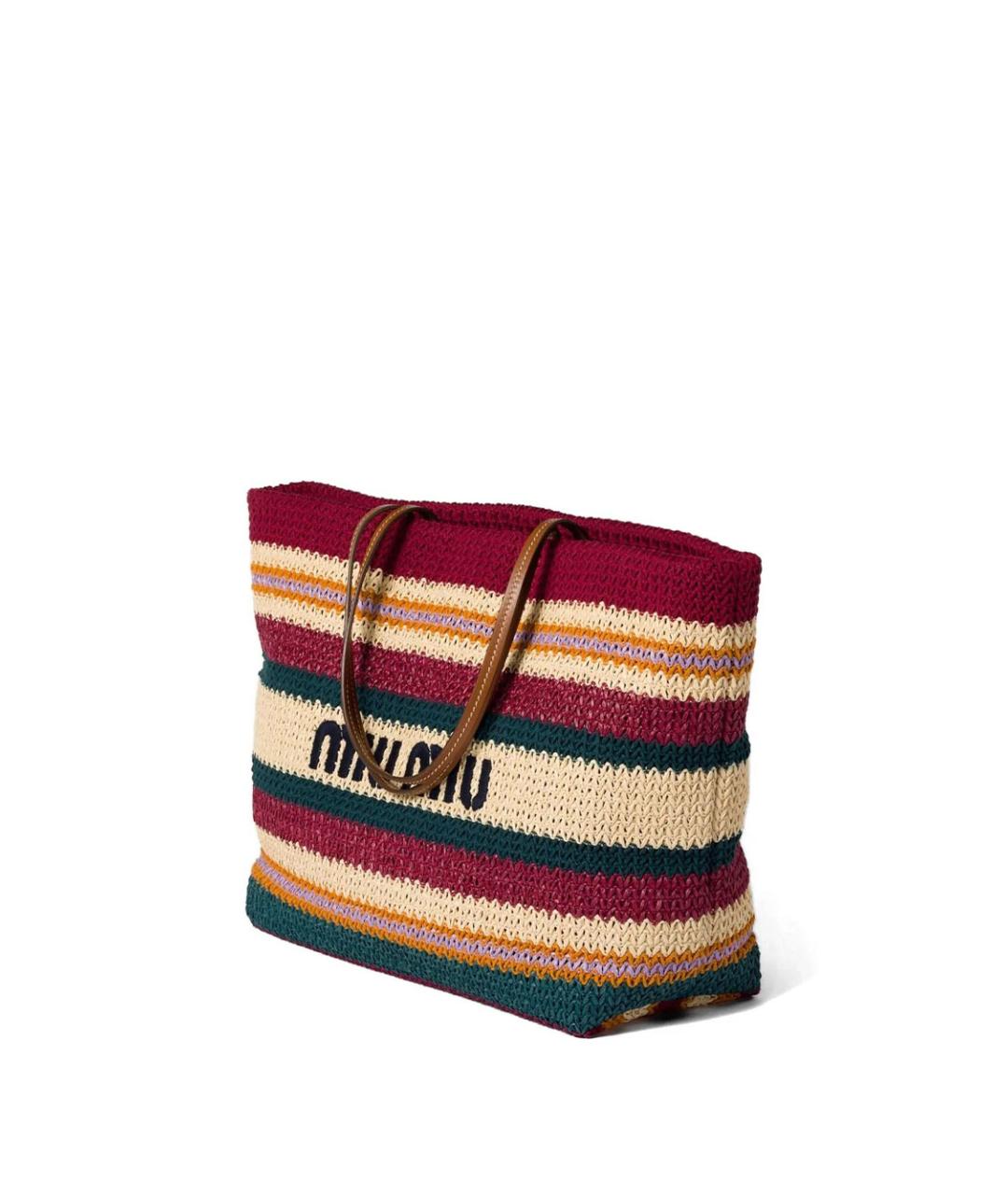 MIU MIU Мульти пелетеная сумка тоут, фото 3