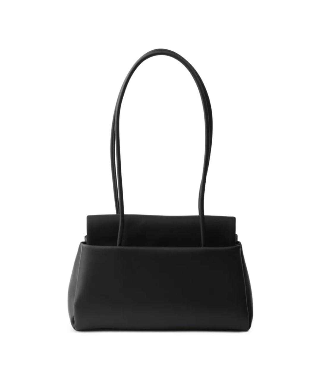 PRADA Черная кожаная сумка тоут, фото 3