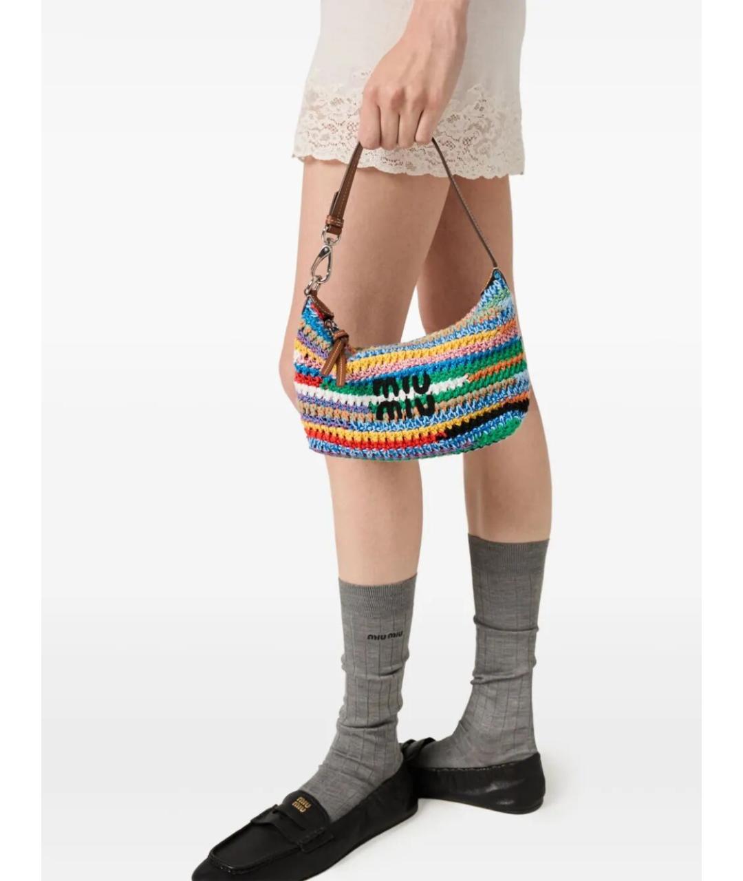 MIU MIU Мульти пелетеная сумка через плечо, фото 7