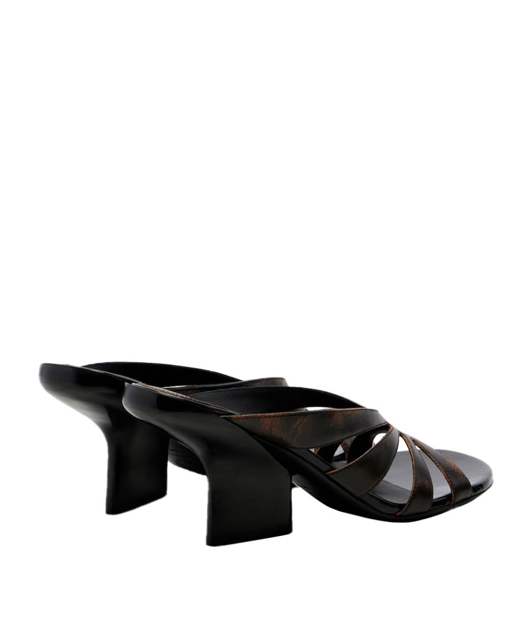 DRIES VAN NOTEN Кожаные мюли, фото 3