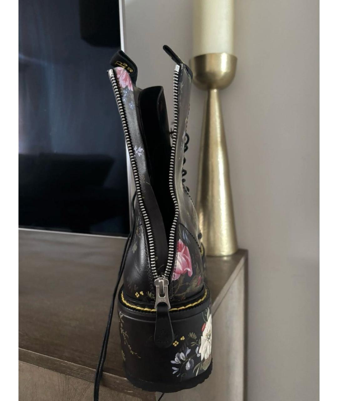 R13 Черные кожаные ботинки, фото 7