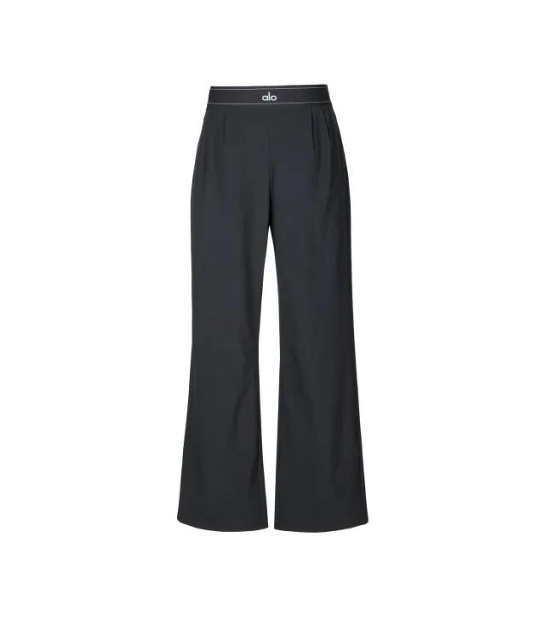 ALO YOGA Черные брюки широкие, фото 4