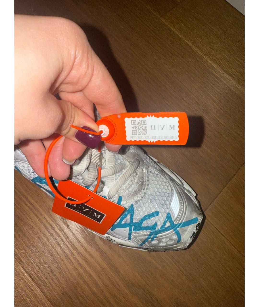 BALENCIAGA Текстильные кроссовки, фото 5