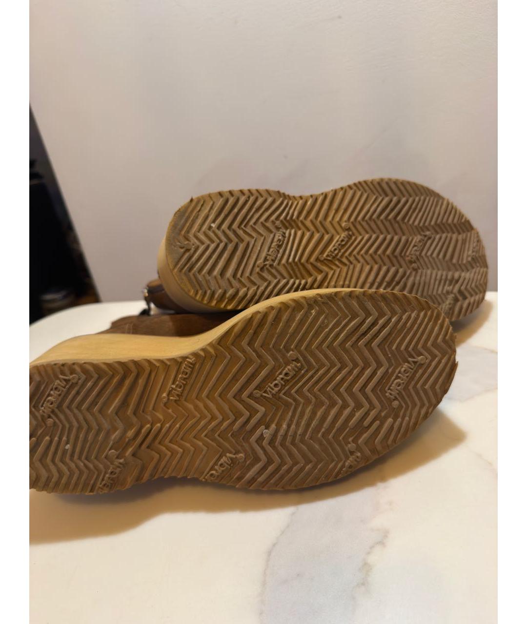 R13 Коричневые замшевые ботинки, фото 3