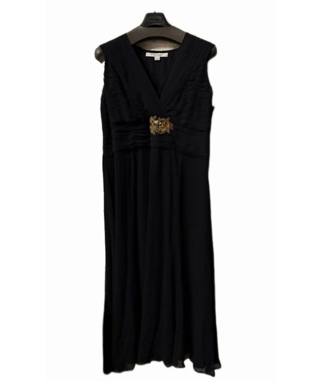 'S MAX MARA Черное вискозное вечернее платье, фото 8