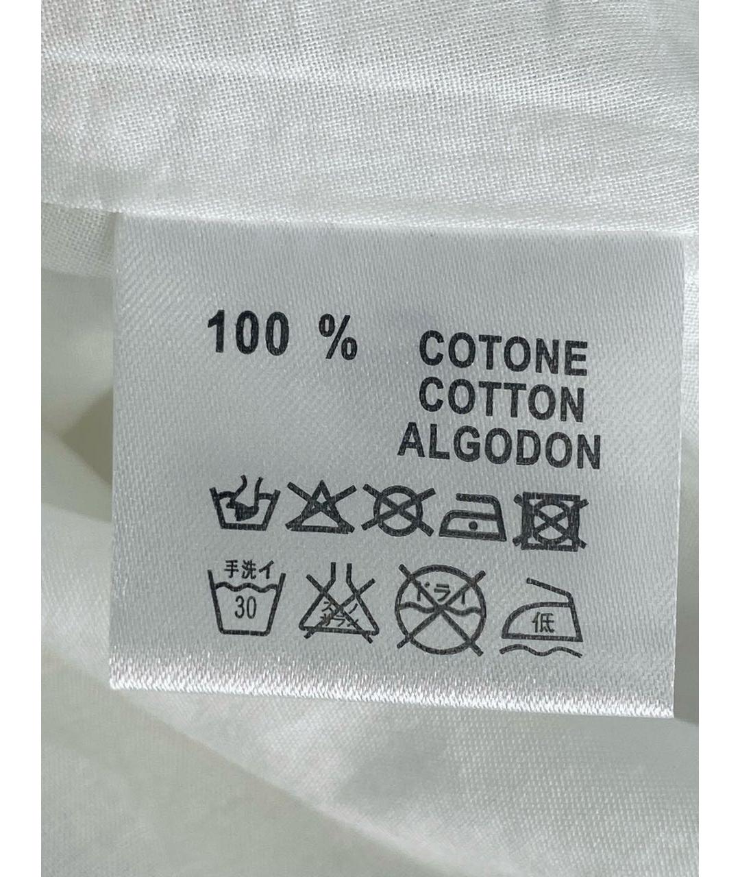 LIVIANA CONTI Белое хлопковое повседневное платье, фото 7