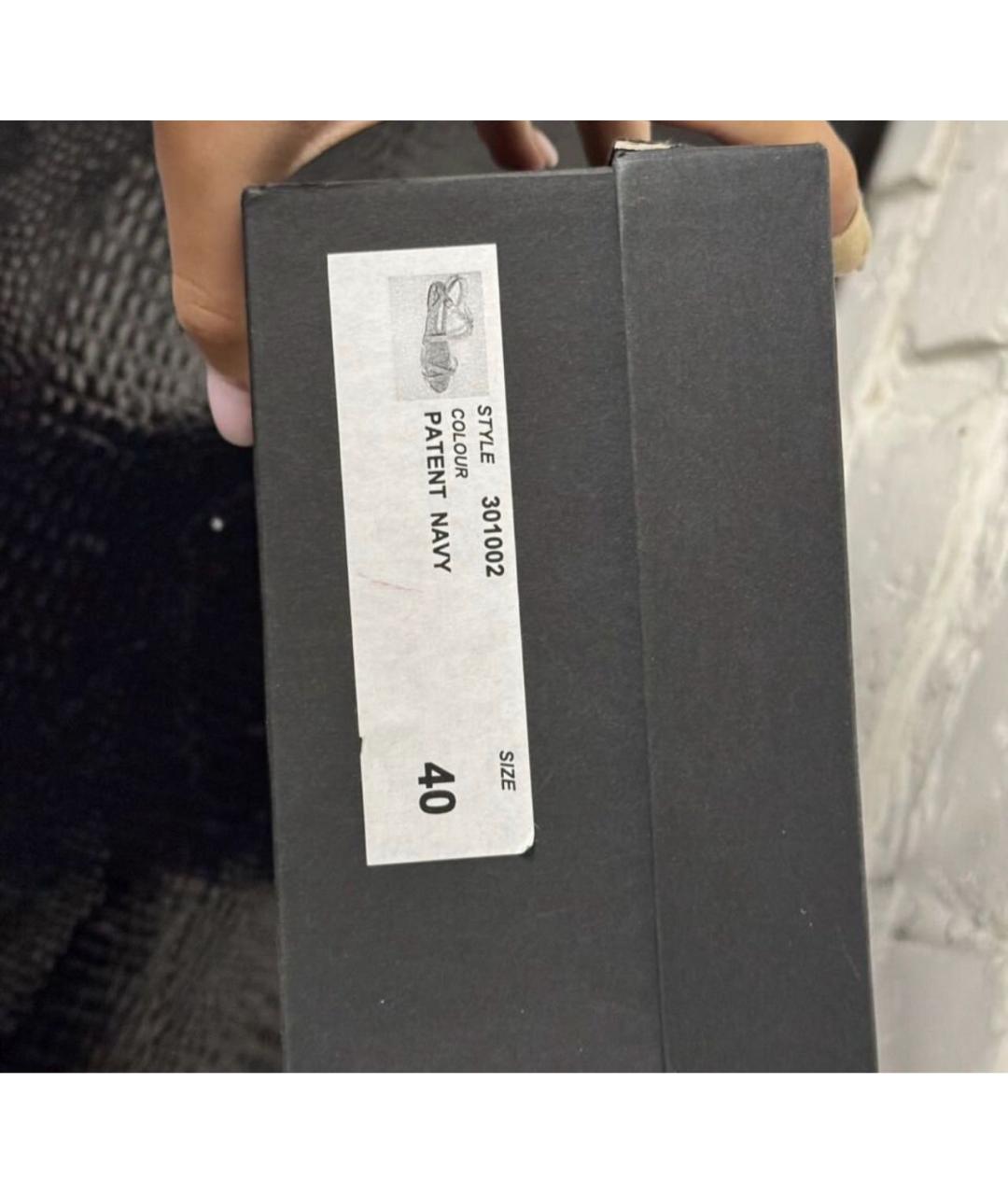 PALOMA WOOL Черные сандалии из лакированной кожи, фото 5