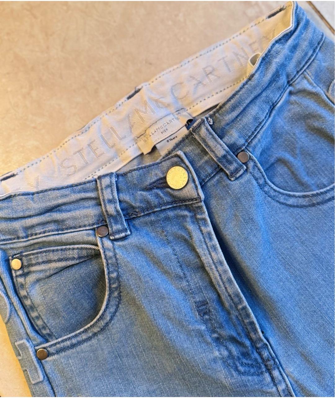 STELLA MCCARTNEY Синие деним детские джинсы, фото 2