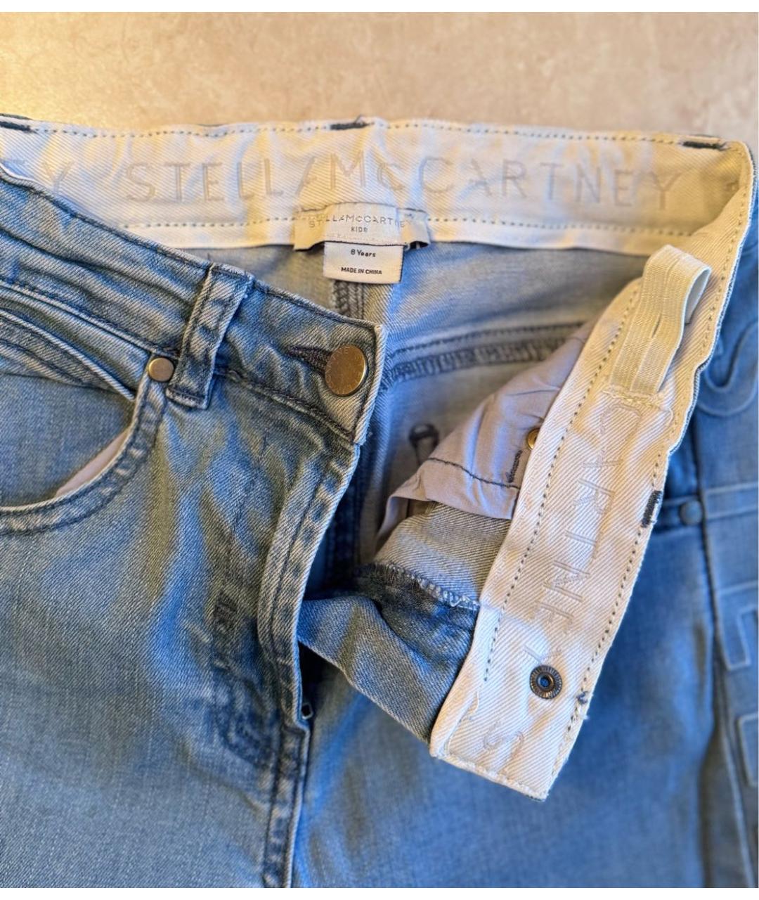 STELLA MCCARTNEY Синие деним детские джинсы, фото 3