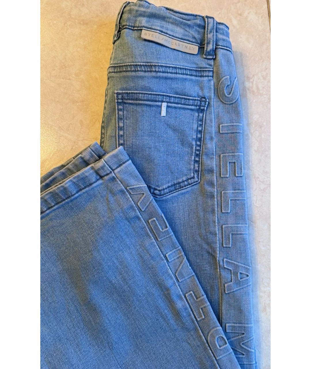 STELLA MCCARTNEY Синие деним детские джинсы, фото 4