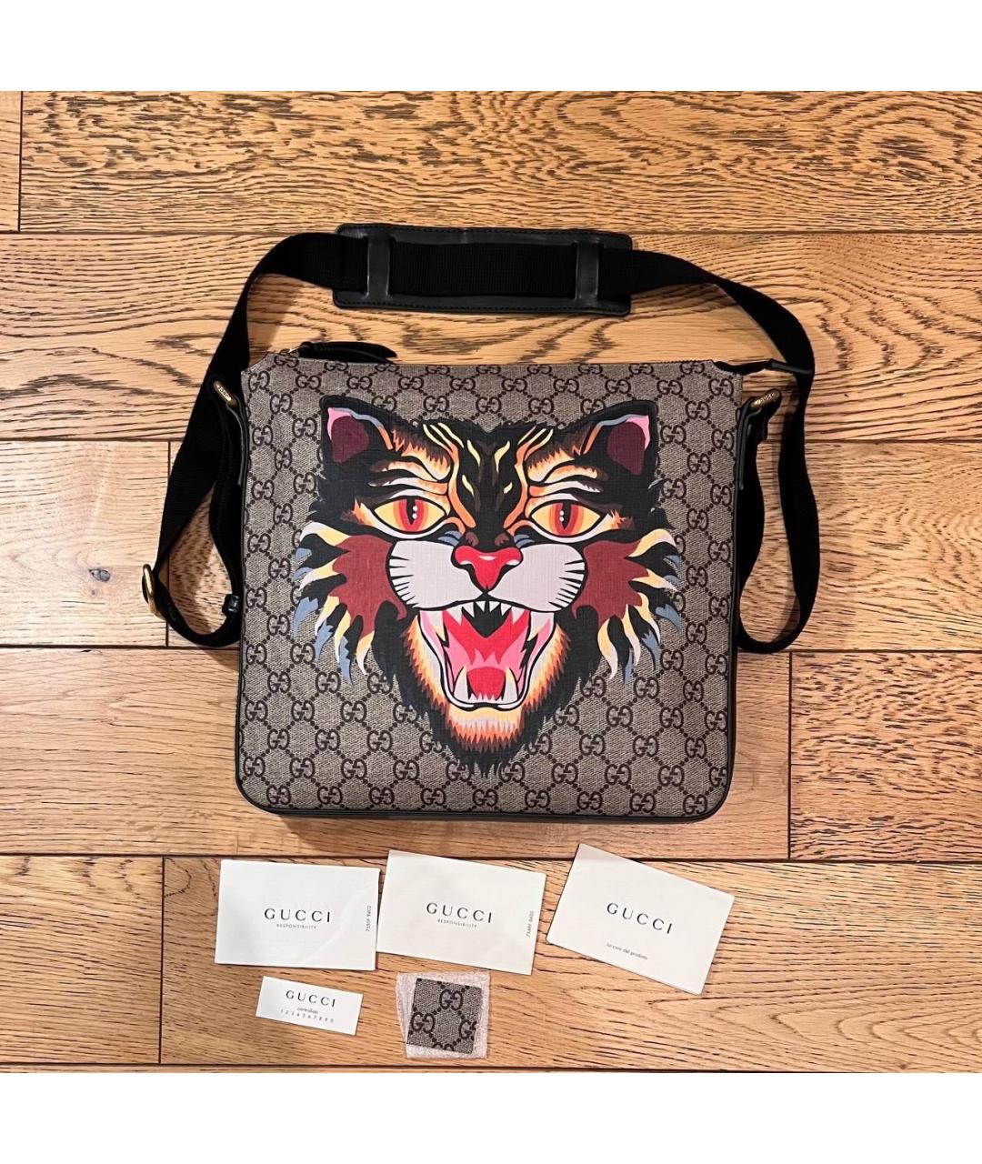 GUCCI Бежевая сумка на плечо, фото 9