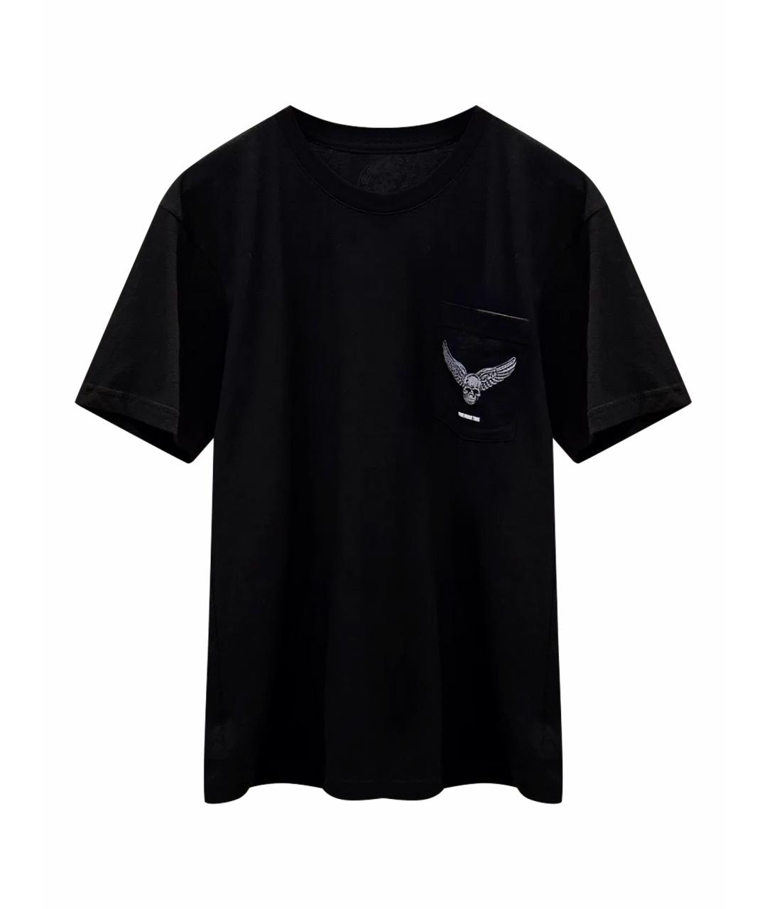 CHROME HEARTS Черная хлопковая футболка, фото 1