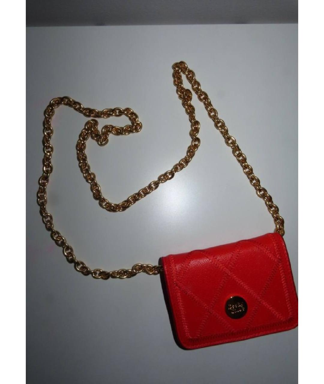 SEE BY CHLOE Оранжевая кожаная сумка через плечо, фото 5