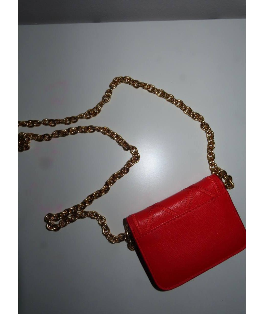 SEE BY CHLOE Оранжевая кожаная сумка через плечо, фото 3