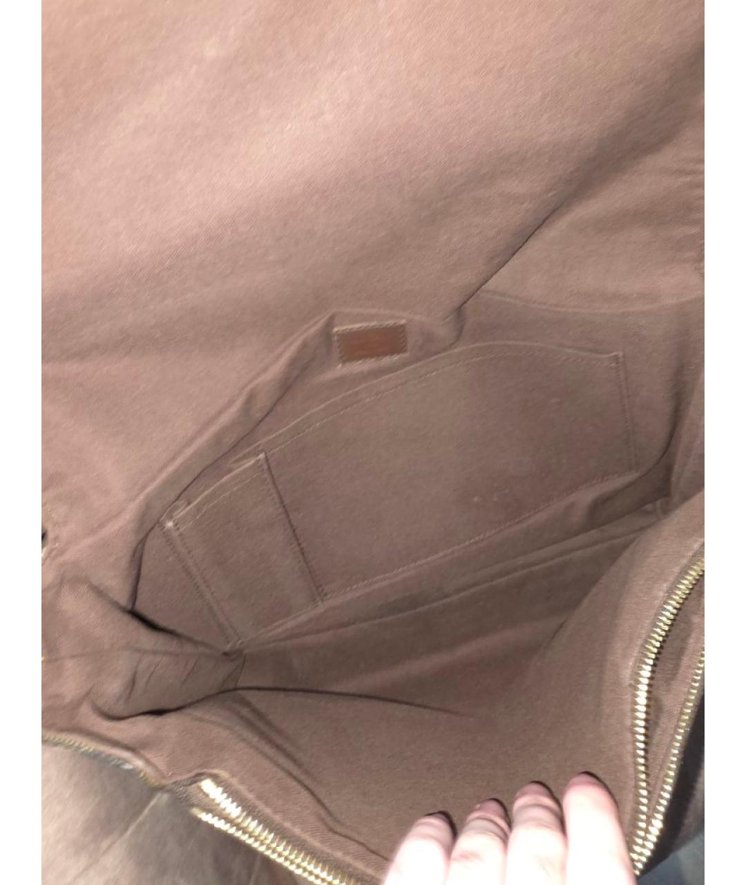 LOUIS VUITTON Коричневая сумка на плечо, фото 4