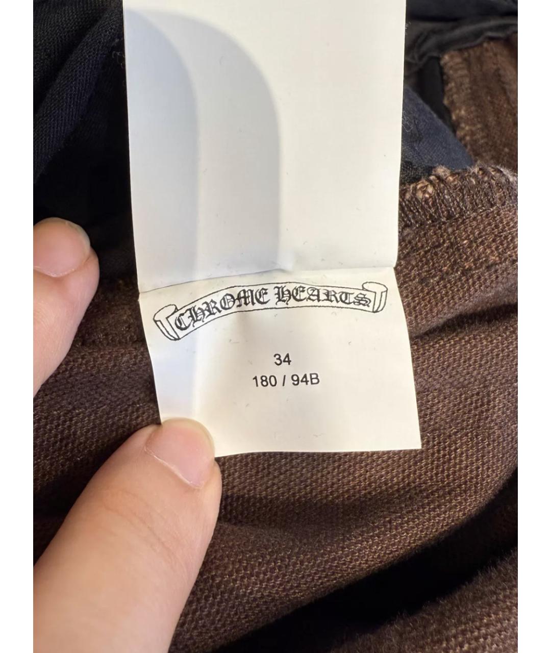 CHROME HEARTS Мульти повседневные брюки, фото 3