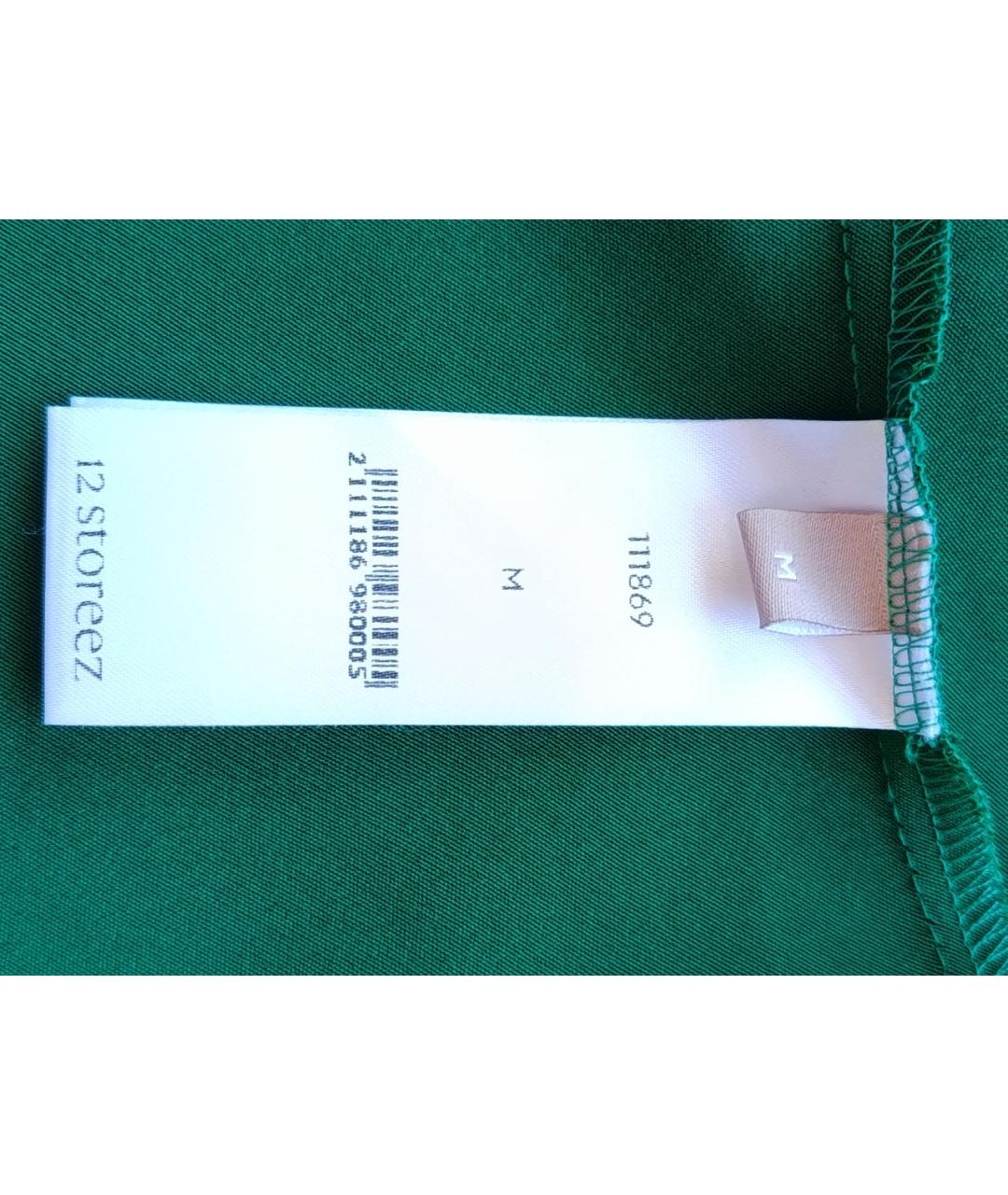 12 STOREEZ Зеленые ацетатное вечернее платье, фото 7