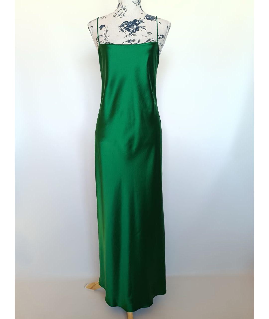 12 STOREEZ Зеленые ацетатное вечернее платье, фото 5