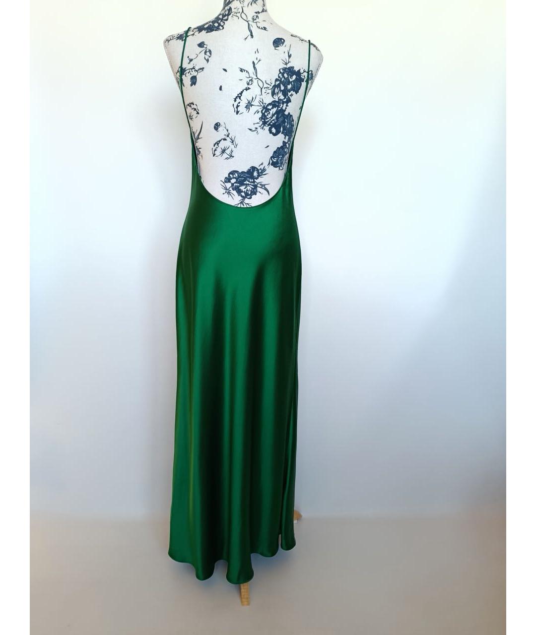 12 STOREEZ Зеленые ацетатное вечернее платье, фото 6
