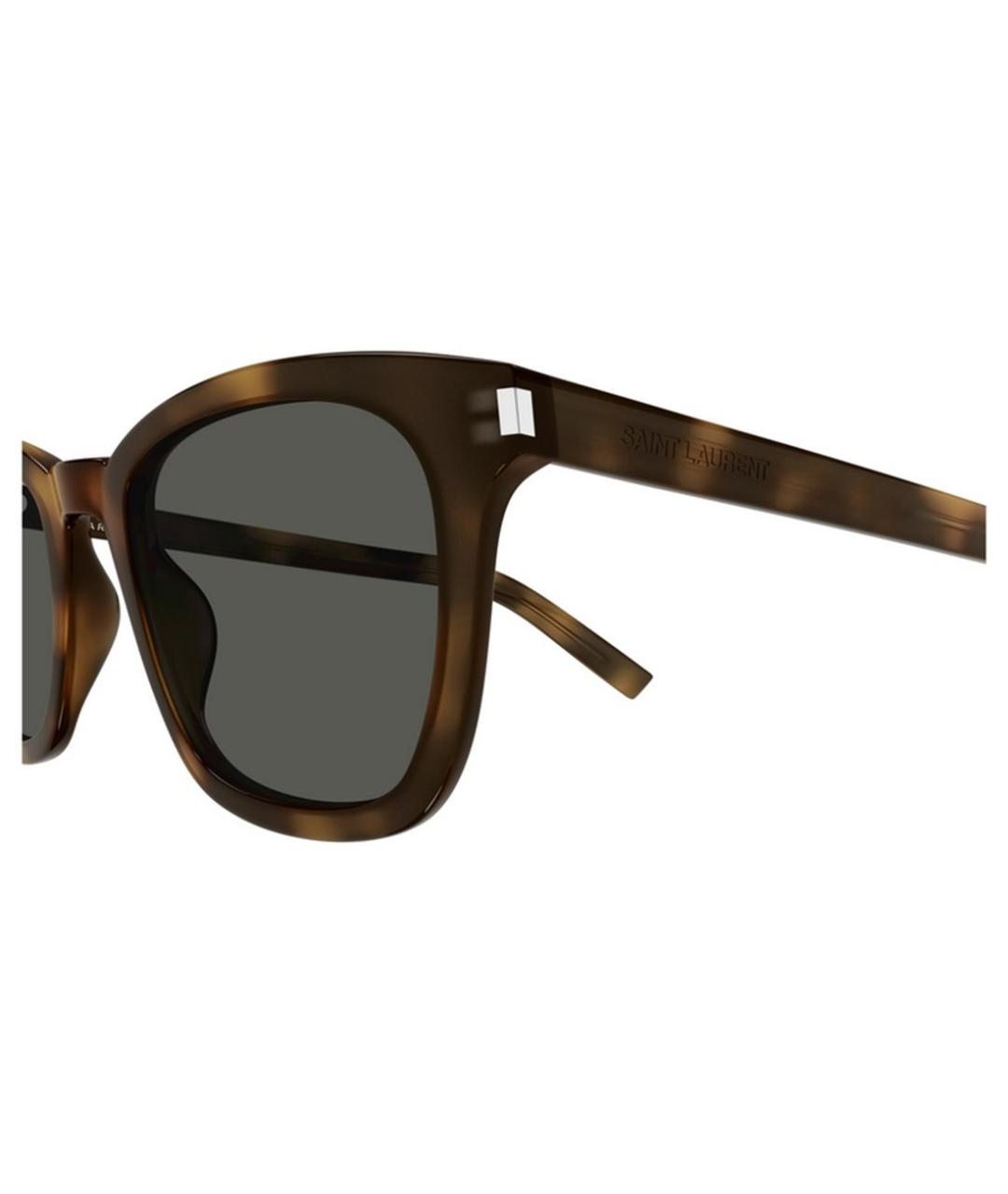 SAINT LAURENT Мульти пластиковые солнцезащитные очки, фото 3