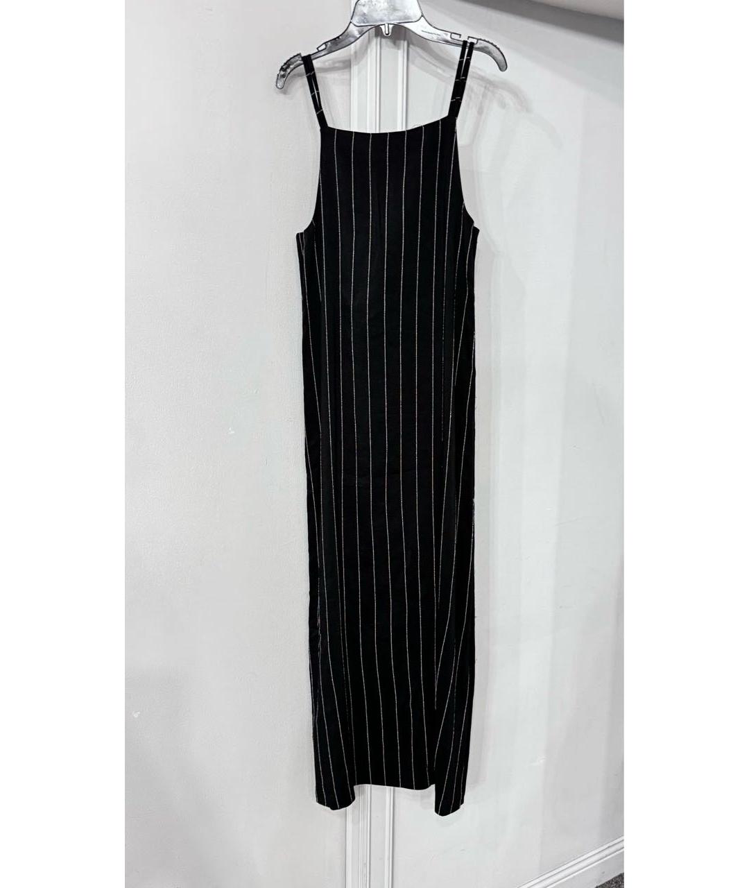 LOULOU STUDIO Черный вискозный сарафан, фото 2