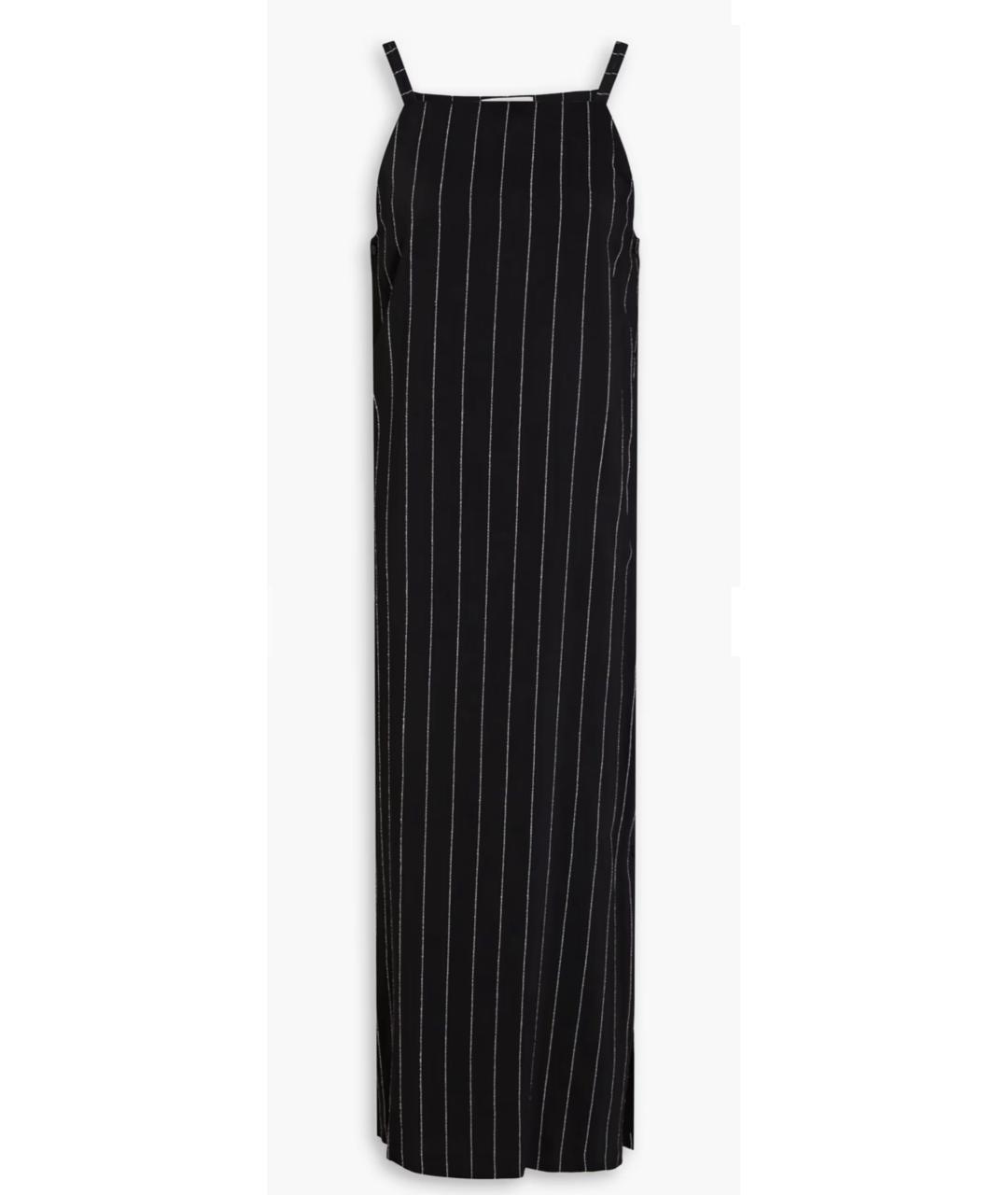 LOULOU STUDIO Черный вискозный сарафан, фото 6