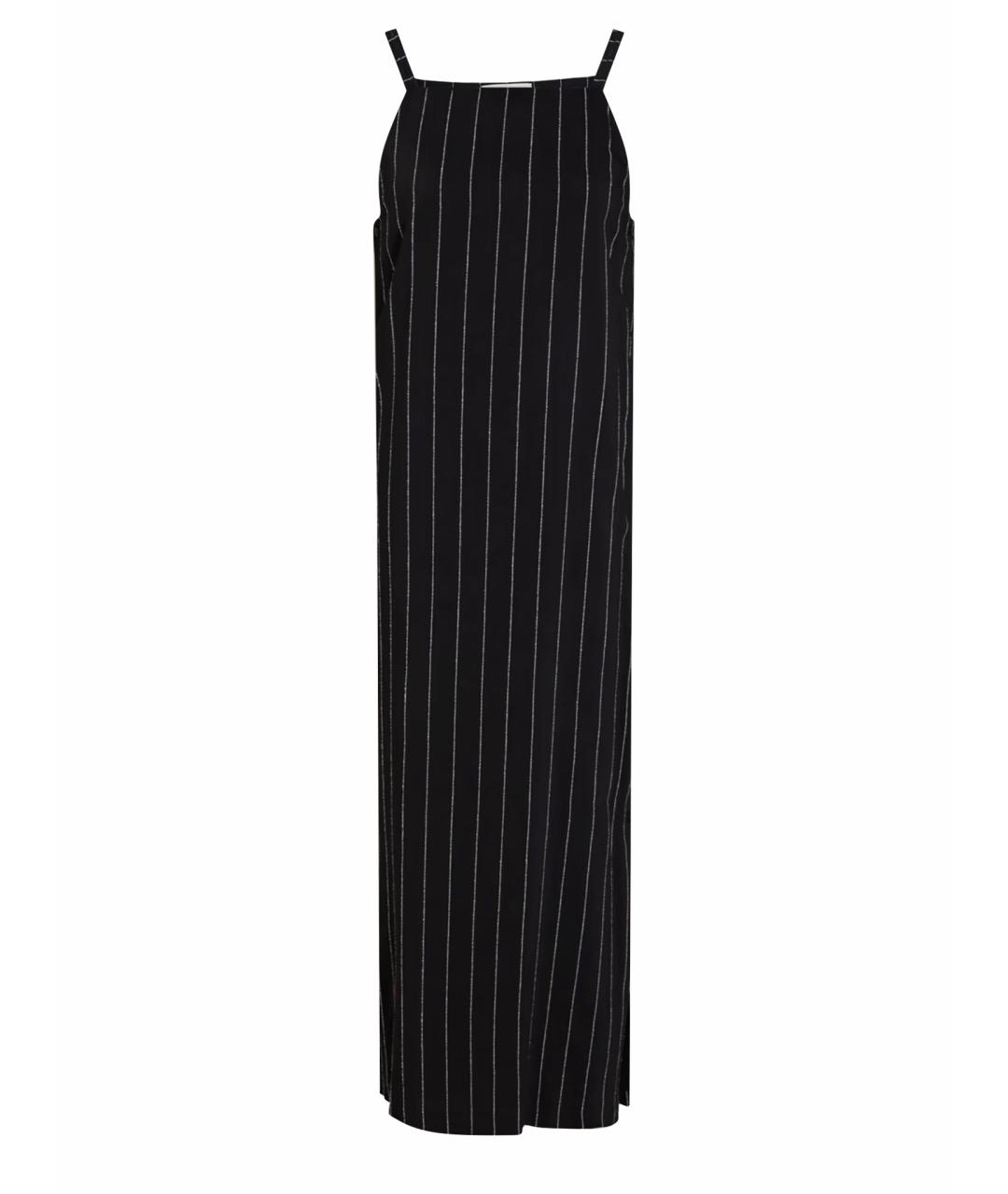 LOULOU STUDIO Черный вискозный сарафан, фото 1