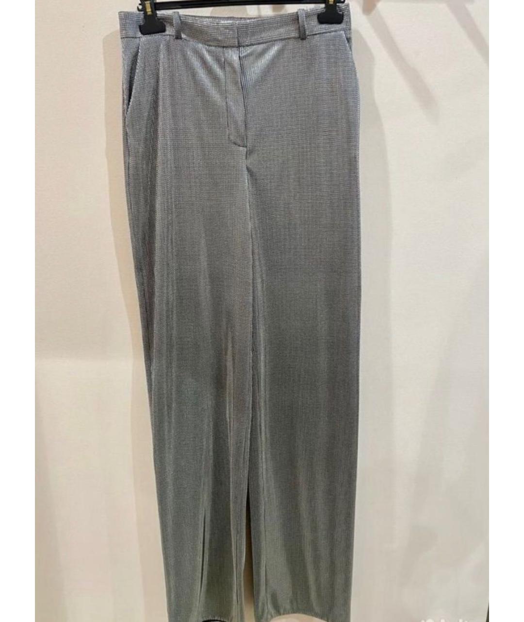 KARL LAGERFELD Серебрянный вискозный костюм с брюками, фото 8