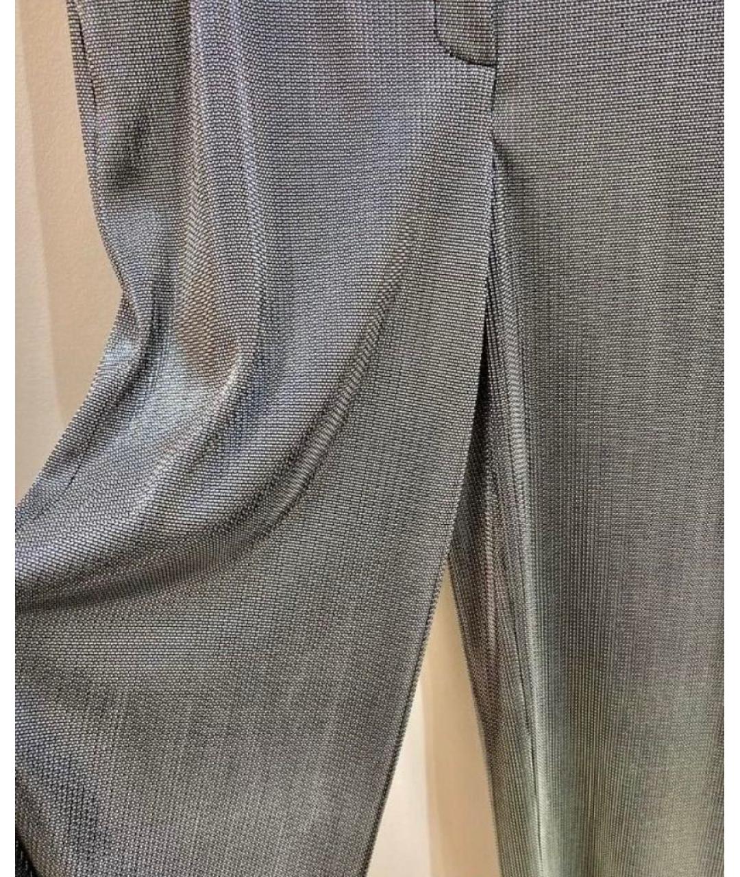 KARL LAGERFELD Серебрянный вискозный костюм с брюками, фото 4