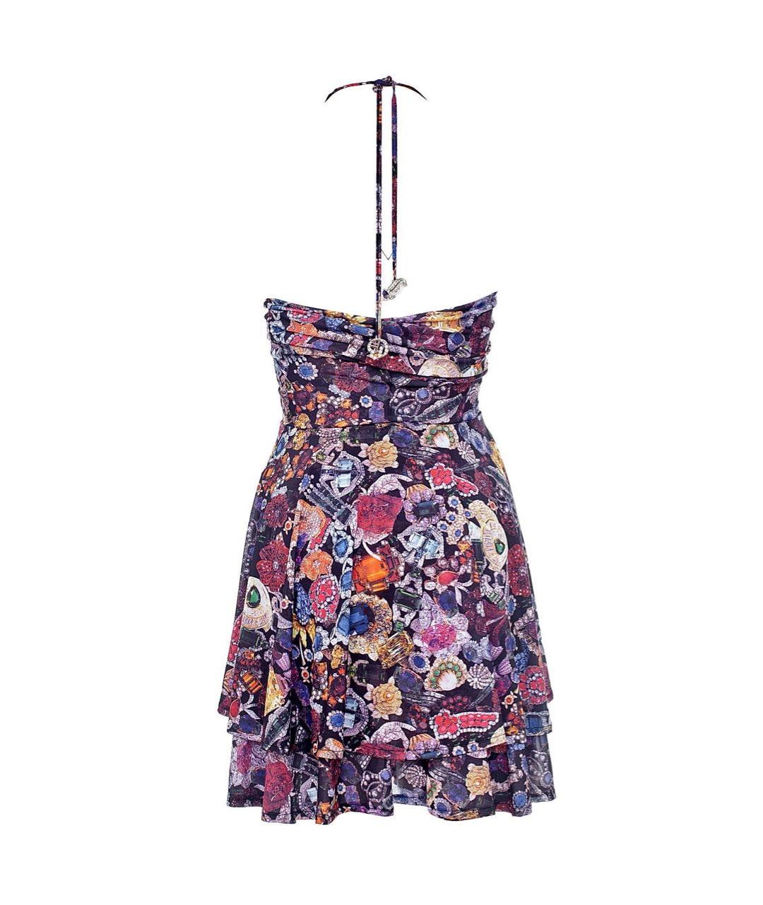 JOHN GALLIANO Мульти полиэстеровое платье, фото 2