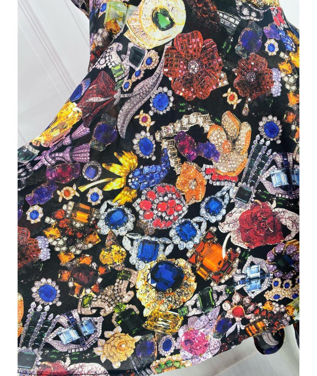 JOHN GALLIANO Мульти полиэстеровое платье, фото 7