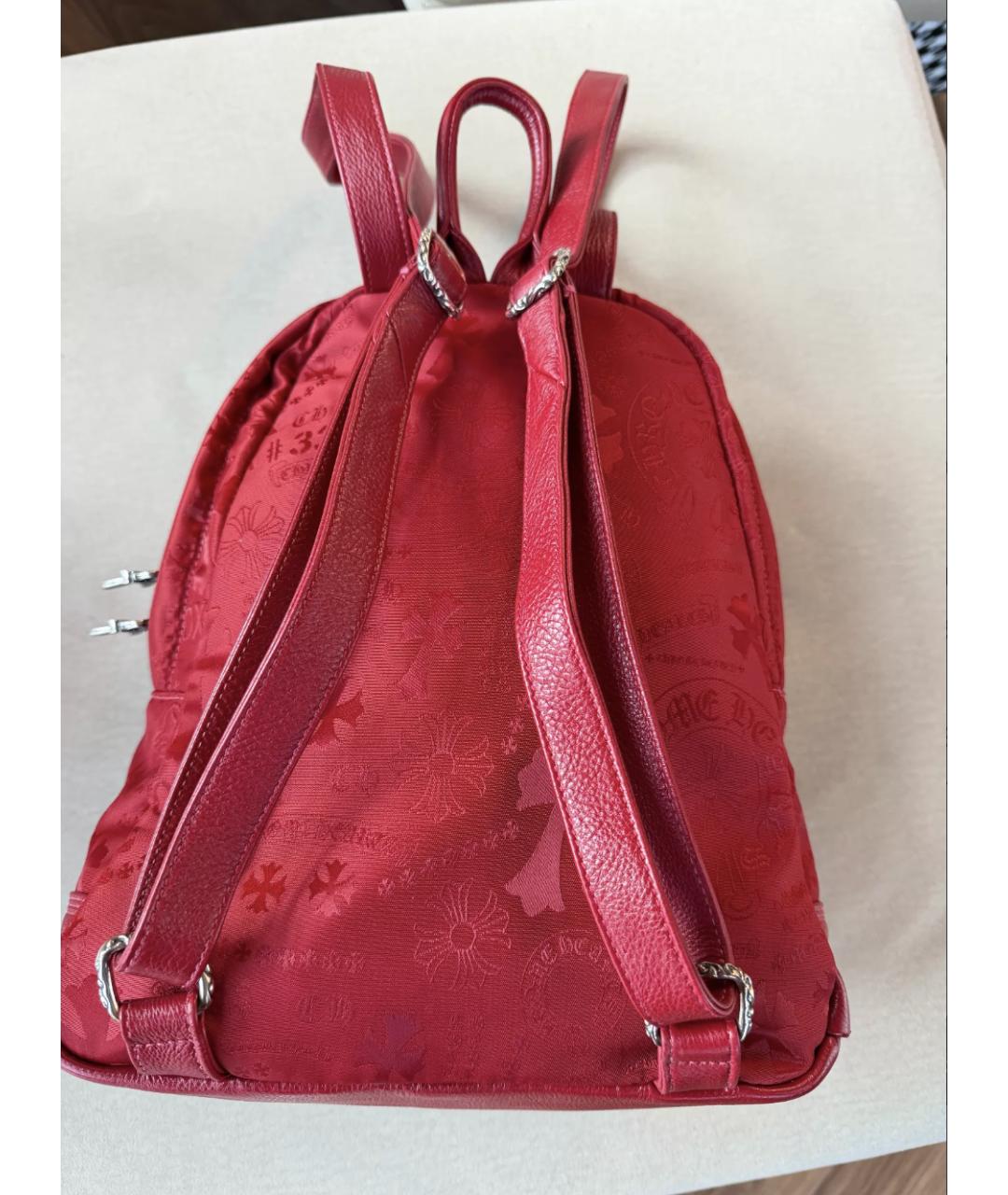 CHROME HEARTS Красный рюкзак, фото 4
