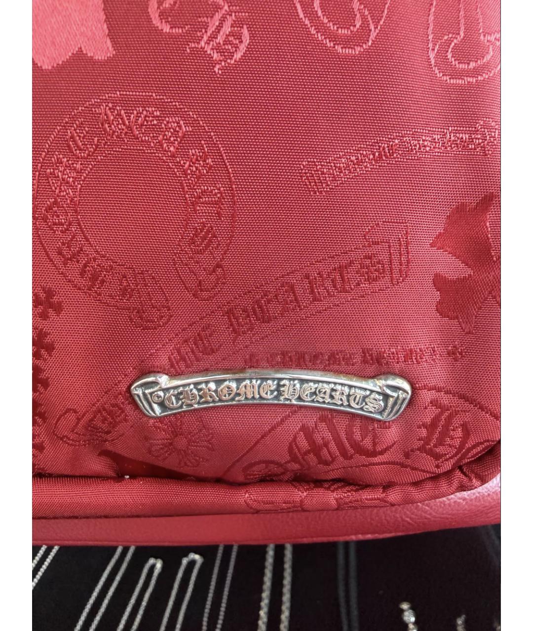 CHROME HEARTS Красный рюкзак, фото 2