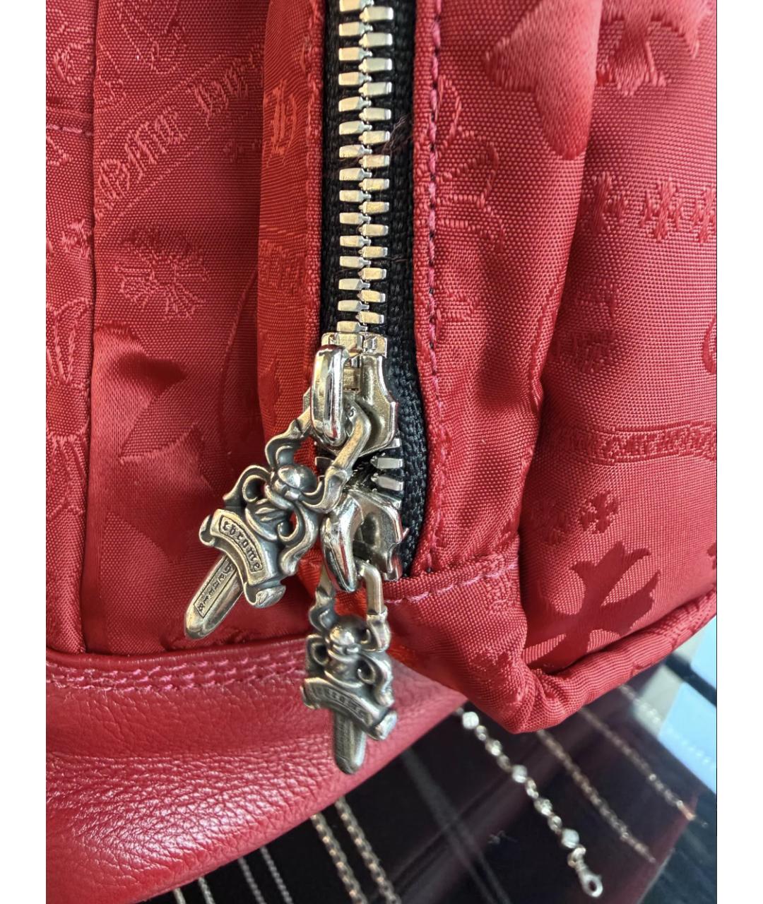 CHROME HEARTS Красный рюкзак, фото 3