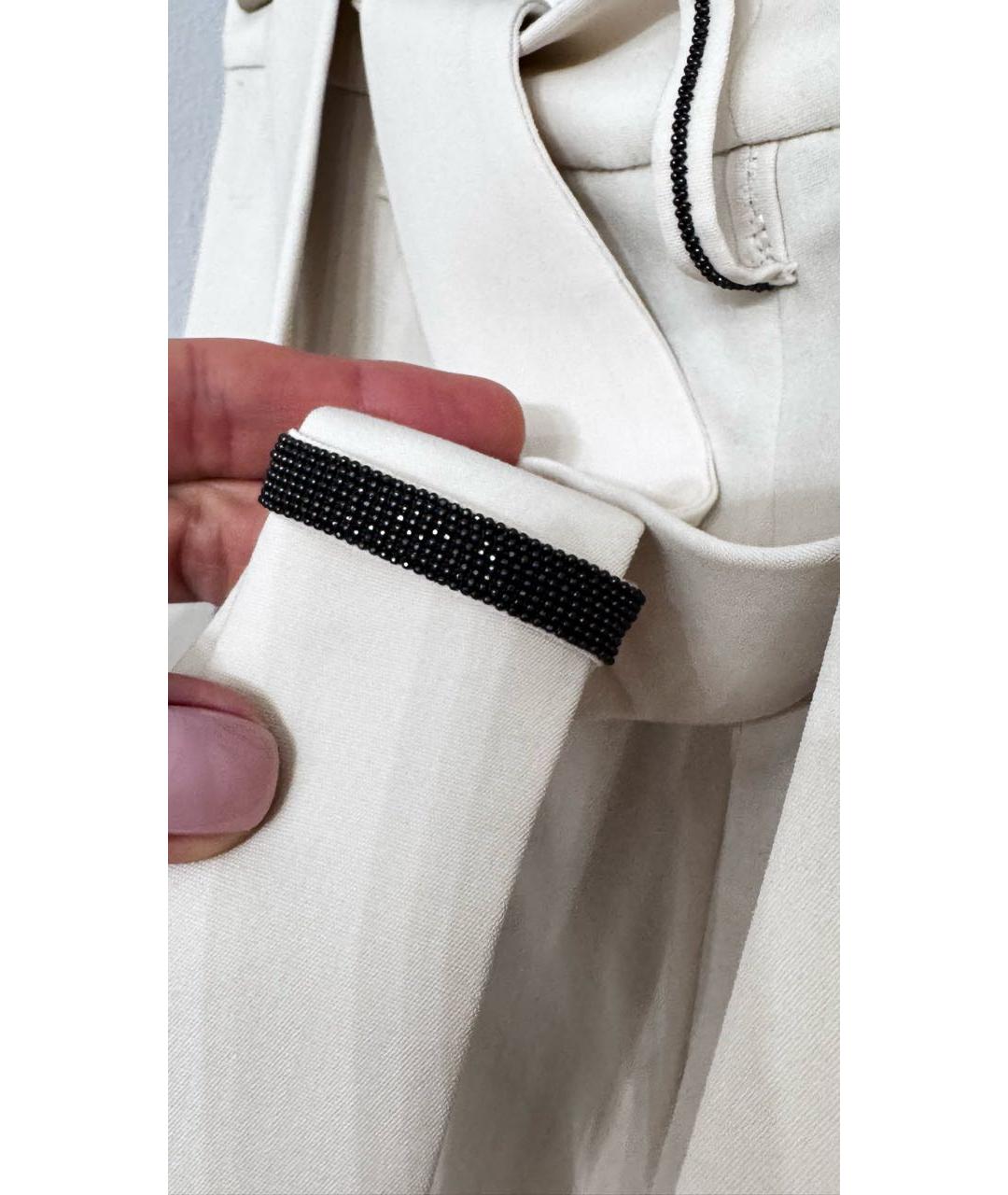 BRUNELLO CUCINELLI Бежевые прямые брюки, фото 3