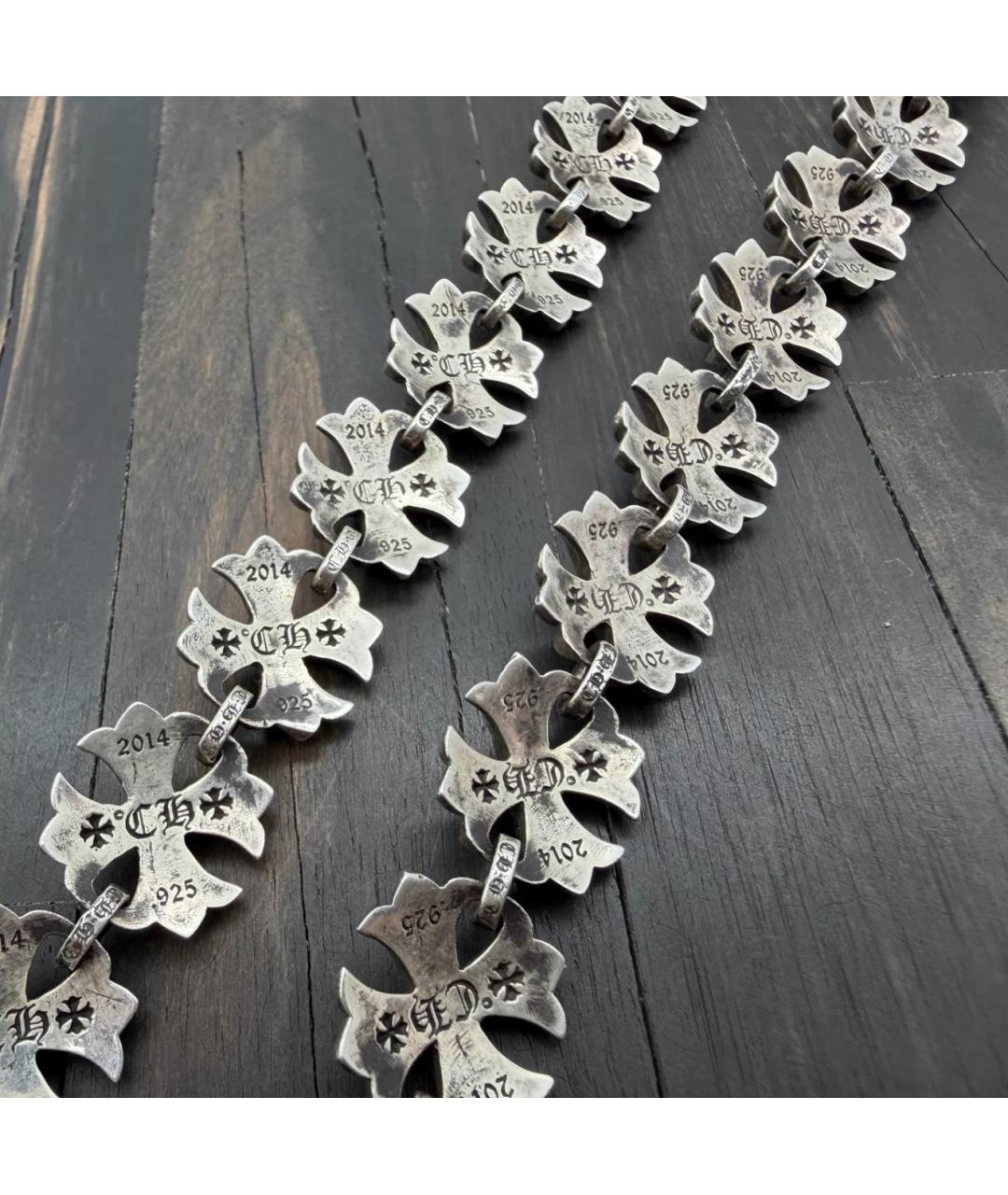 CHROME HEARTS Серебряная серебряная цепочка/подвеска, фото 2