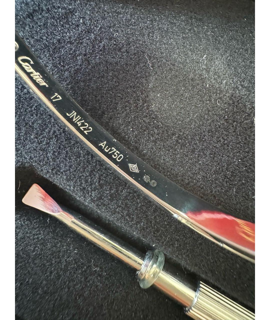 CARTIER Серебрянный браслет из белого золота, фото 6