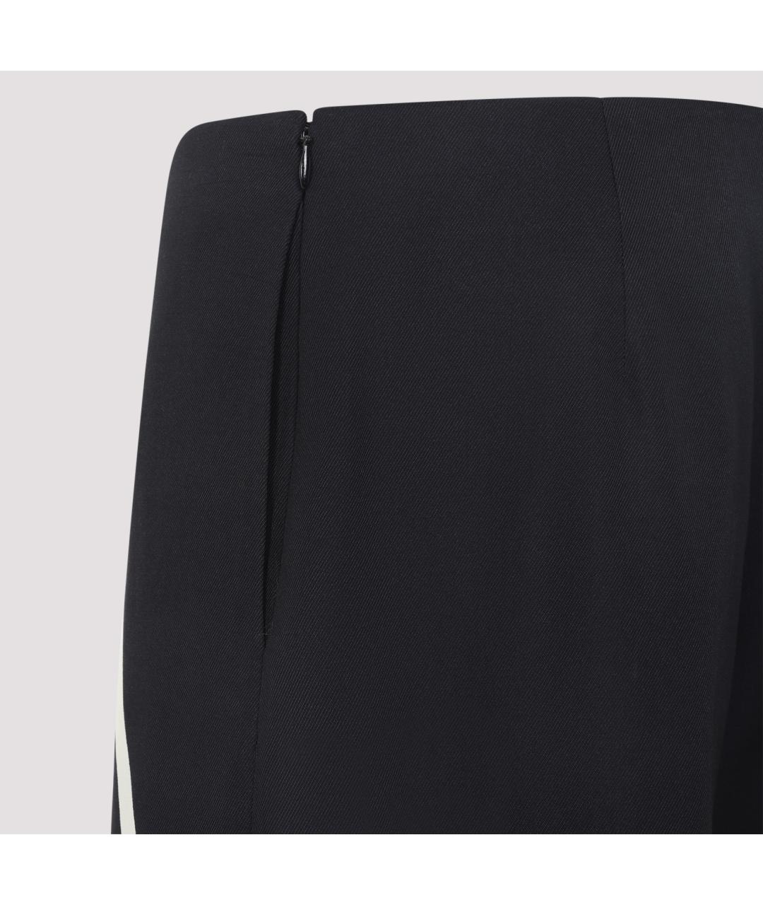 ALBERTA FERRETTI Черные вискозные брюки узкие, фото 5