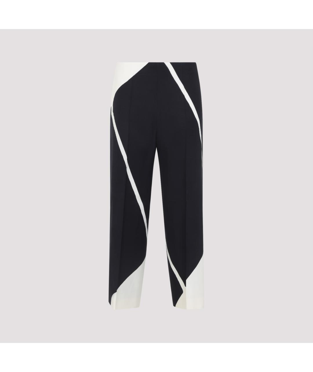 ALBERTA FERRETTI Черные вискозные брюки узкие, фото 2