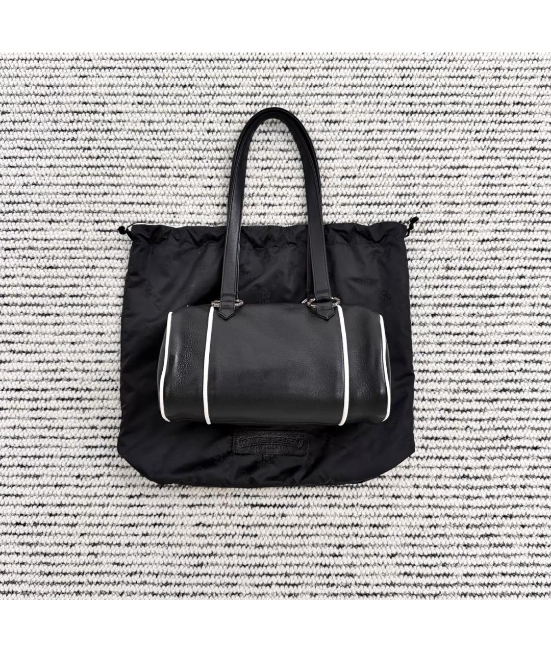 CHROME HEARTS Черная сумка с короткими ручками, фото 2