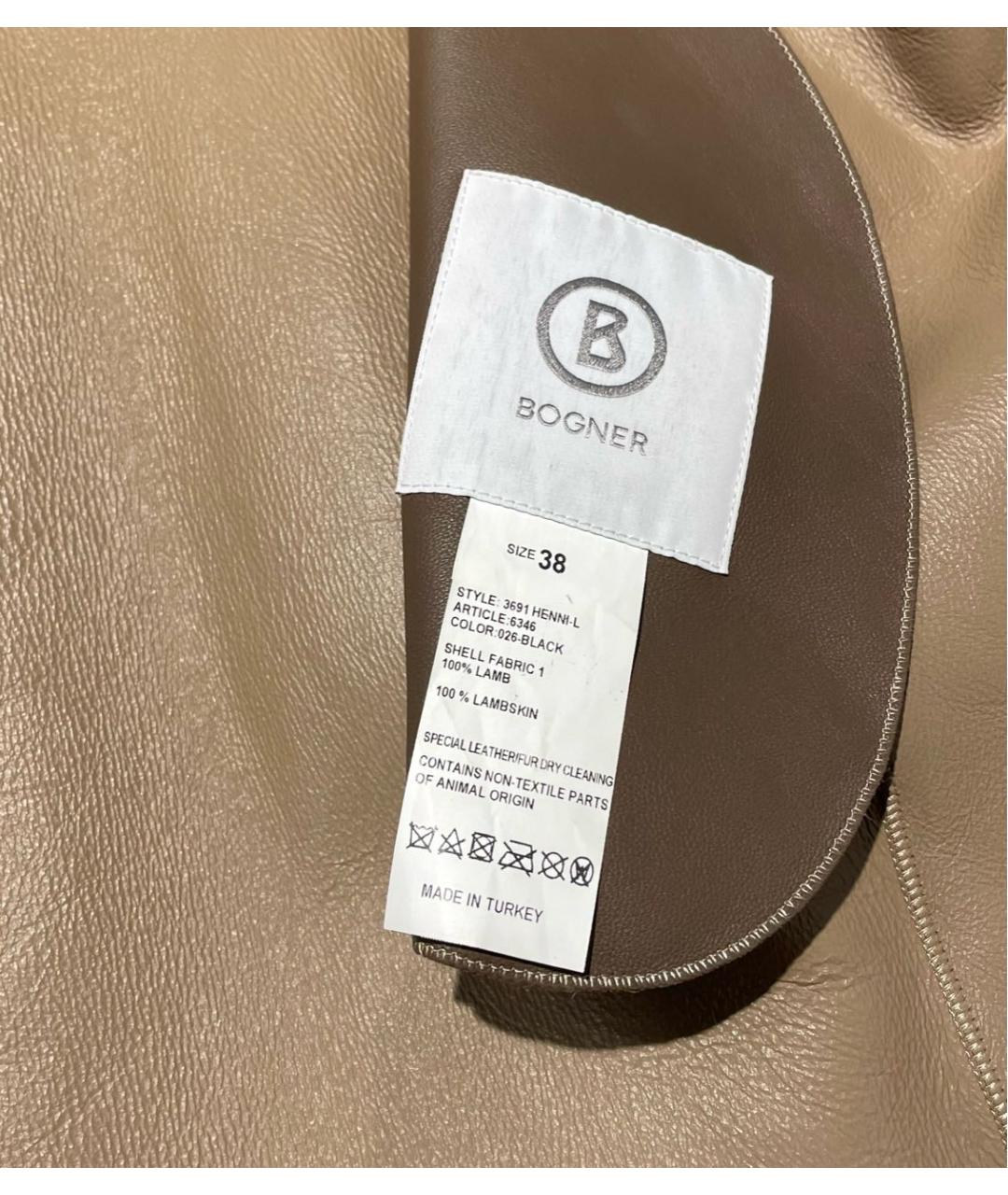 BOGNER Бежевый меховой жилет, фото 8