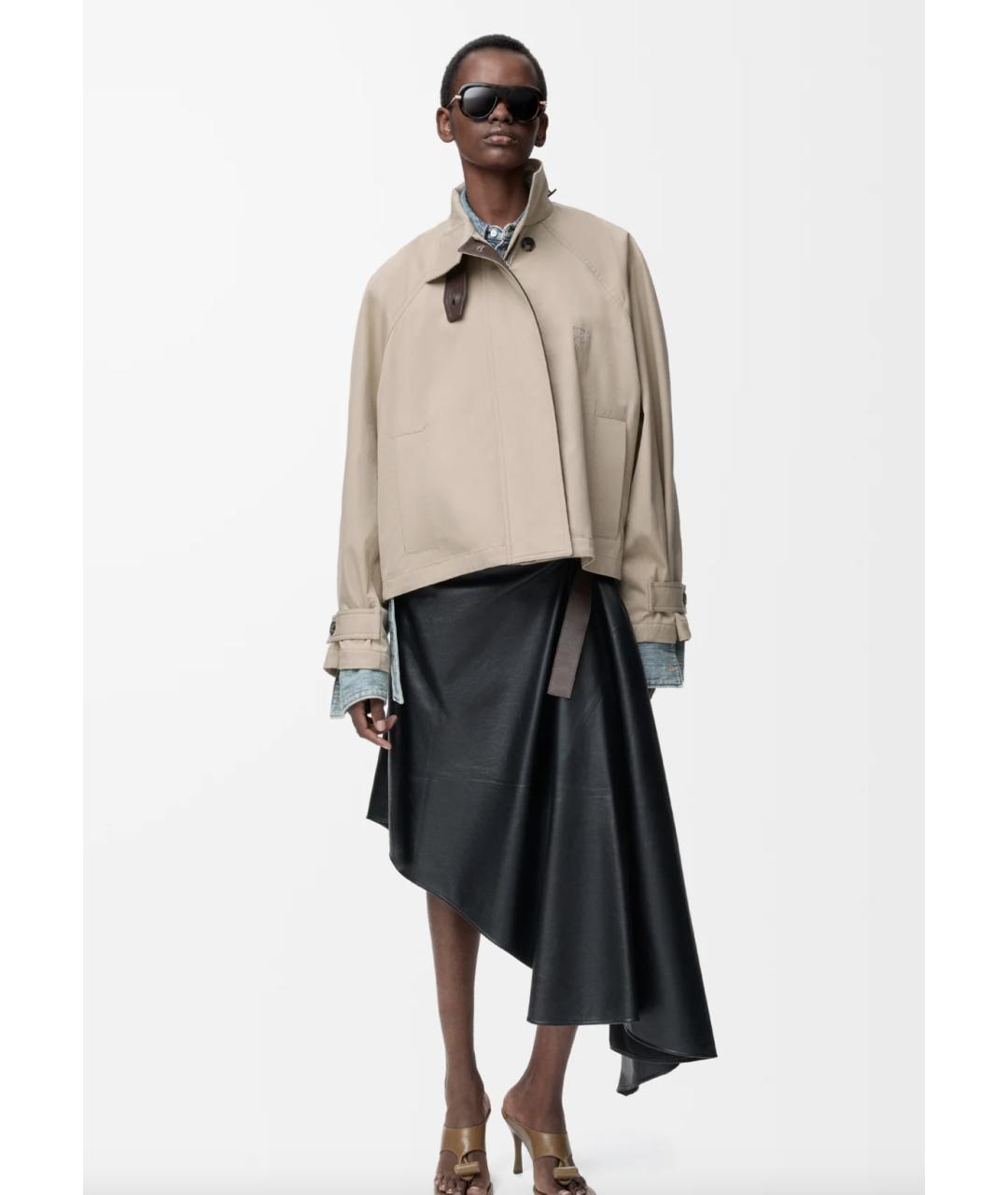 LOEWE Бежевая хлопковая куртка, фото 2