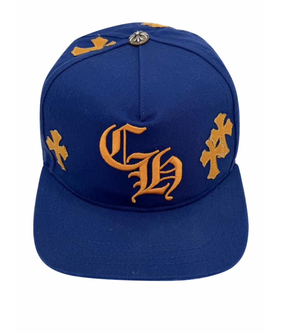 CHROME HEARTS Синяя кепка/бейсболка, фото 1