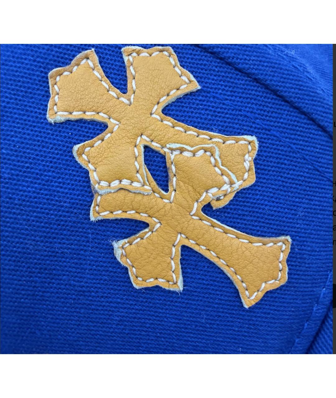 CHROME HEARTS Синяя кепка/бейсболка, фото 3