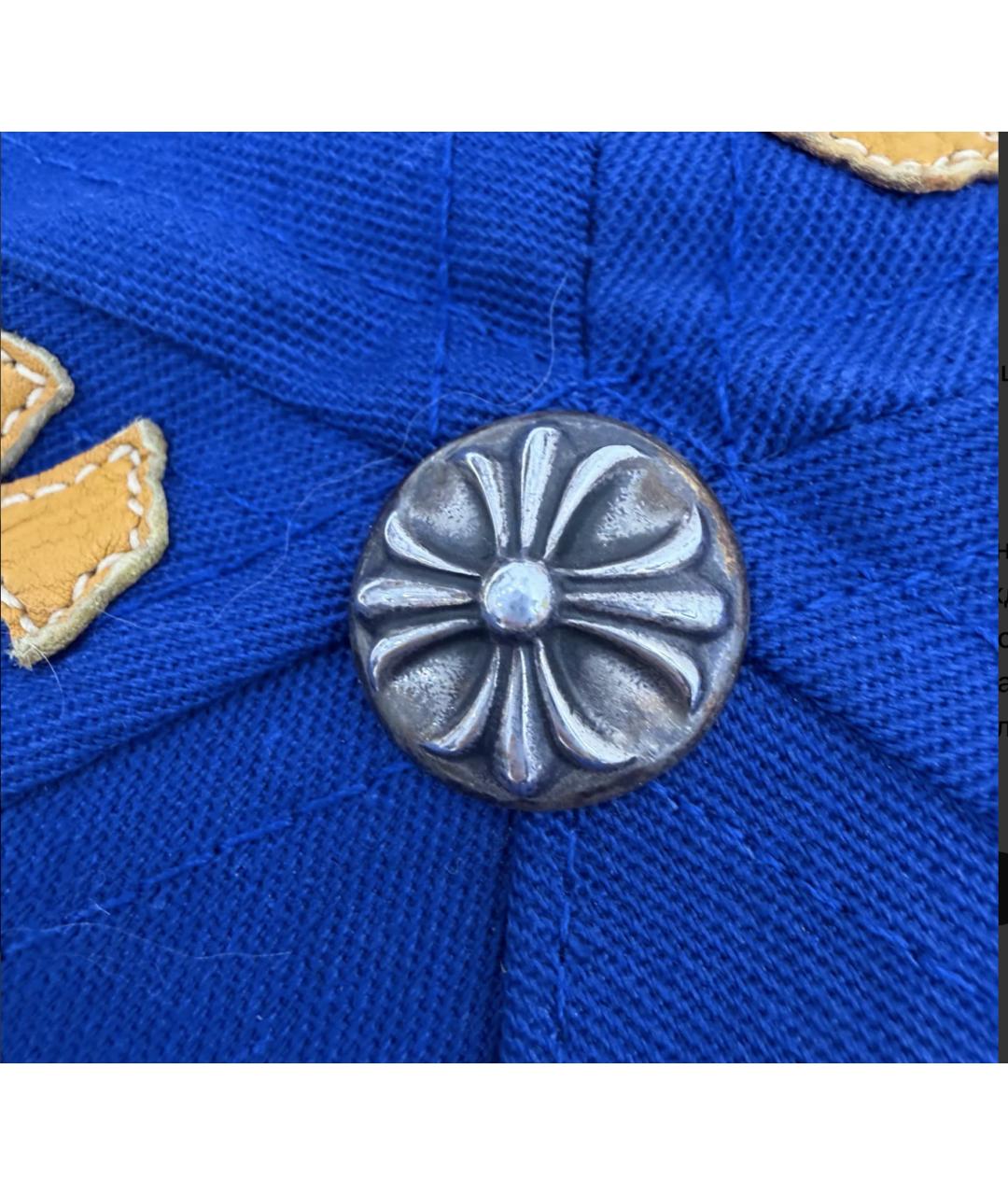 CHROME HEARTS Синяя кепка/бейсболка, фото 4