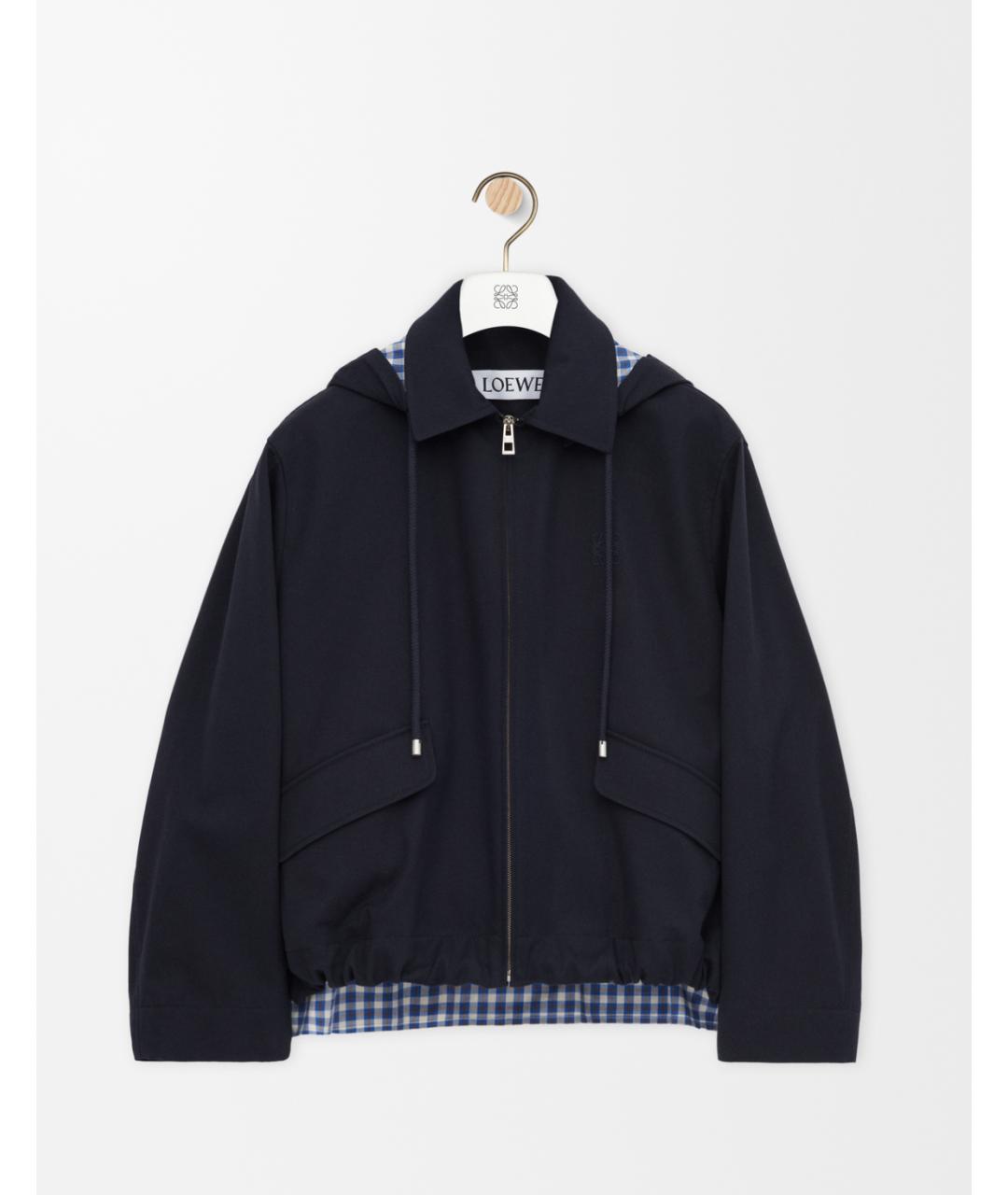 LOEWE Темно-синяя хлопковая куртка, фото 5