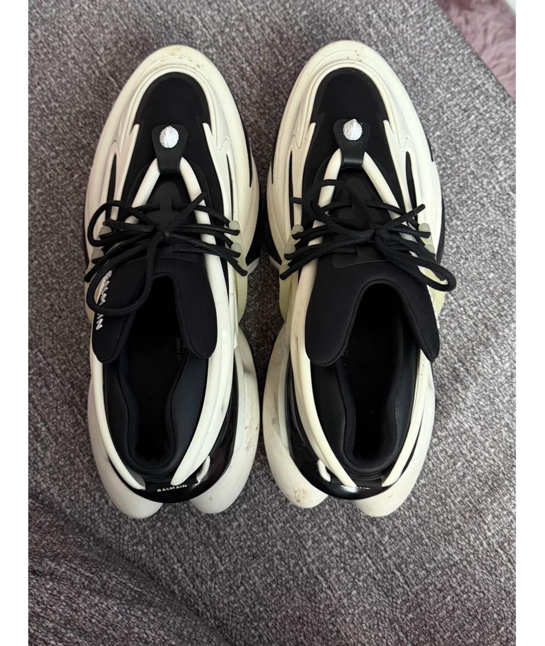 BALMAIN Черные низкие кроссовки / кеды, фото 2
