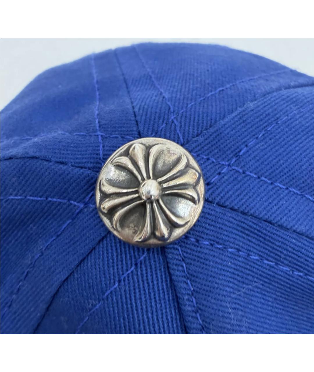 CHROME HEARTS Синяя кепка/бейсболка, фото 3