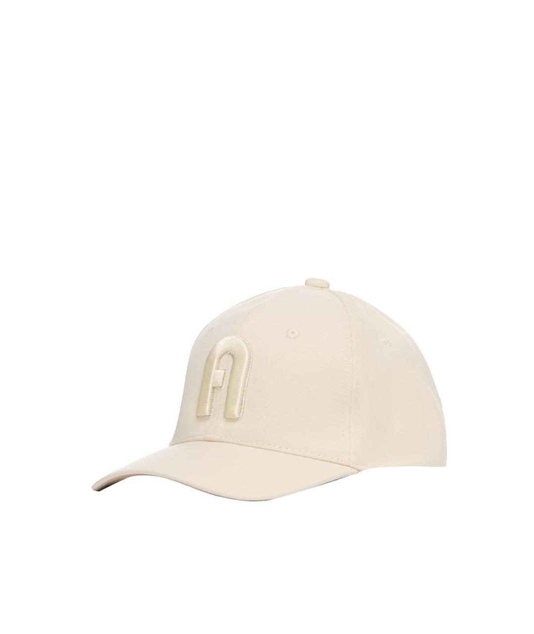 FURLA Бежевая хлопковая кепка, фото 6
