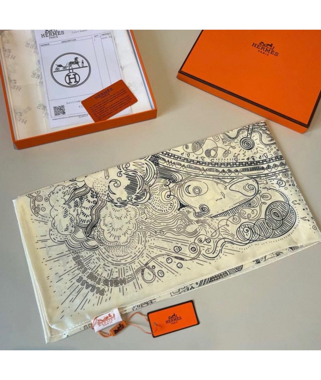 HERMES Шелковый платок, фото 4